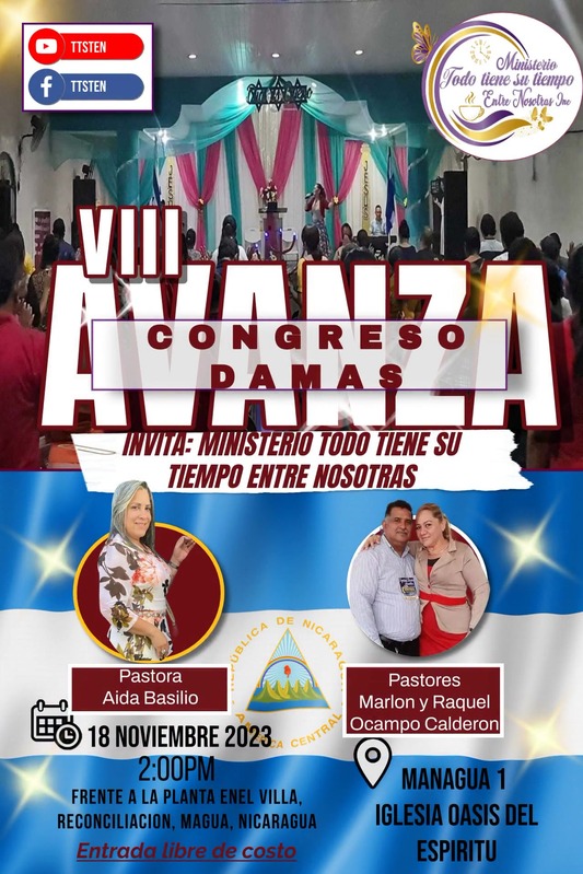 VIII Congreso de Damas Avanza 2023 en Managua, Nicaragua